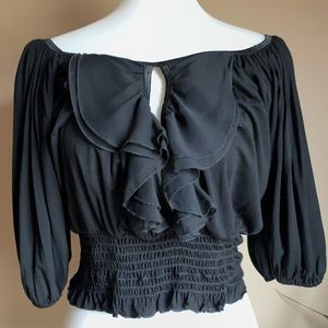 Sexy ruffled top